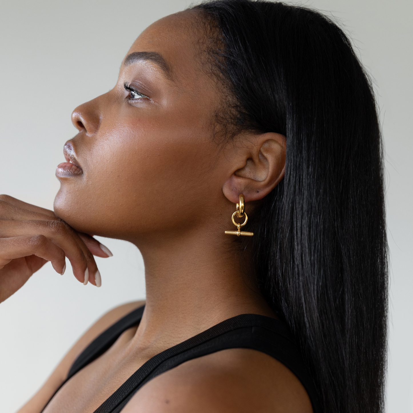 Multi wear bar earrings
