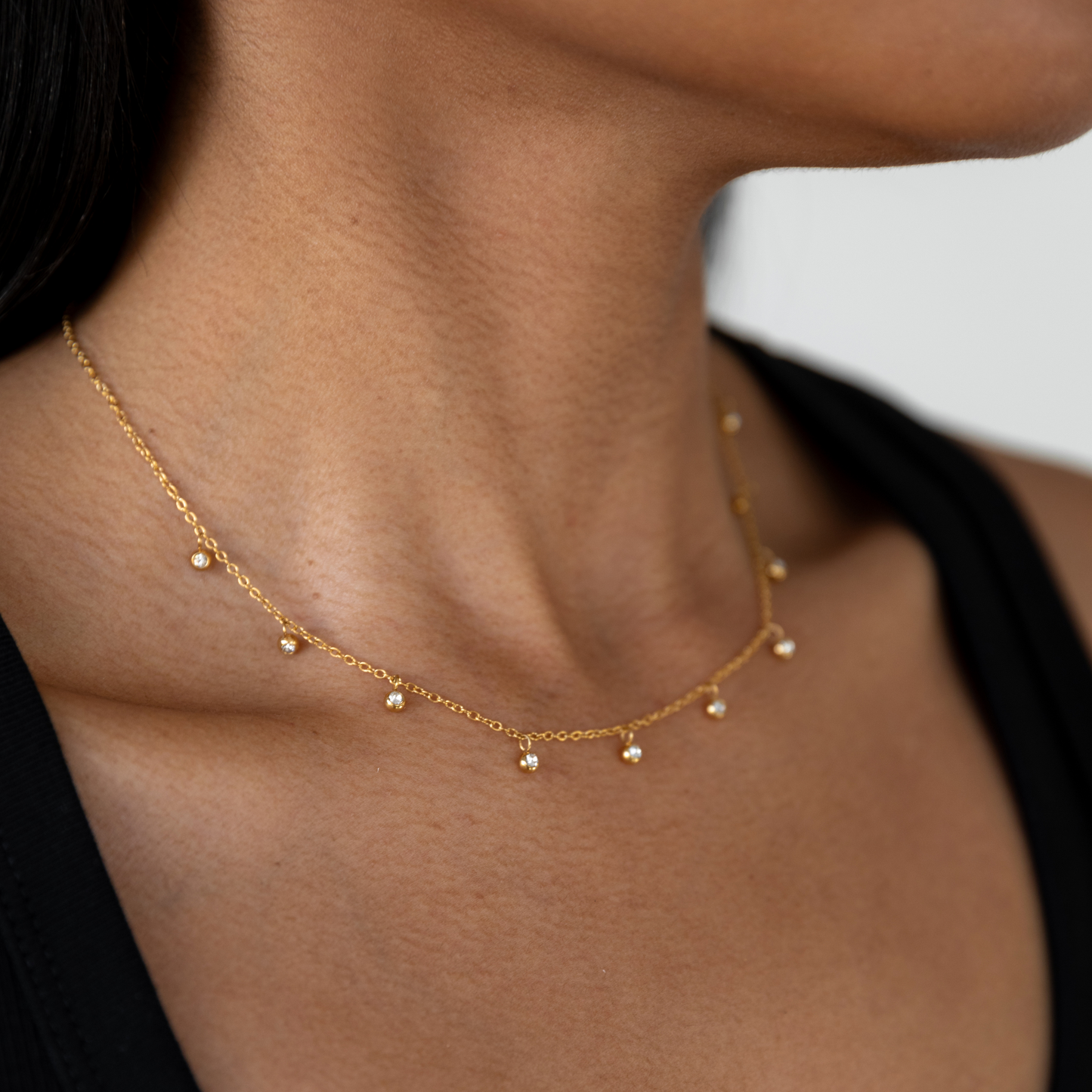Crystal Drop Necklace