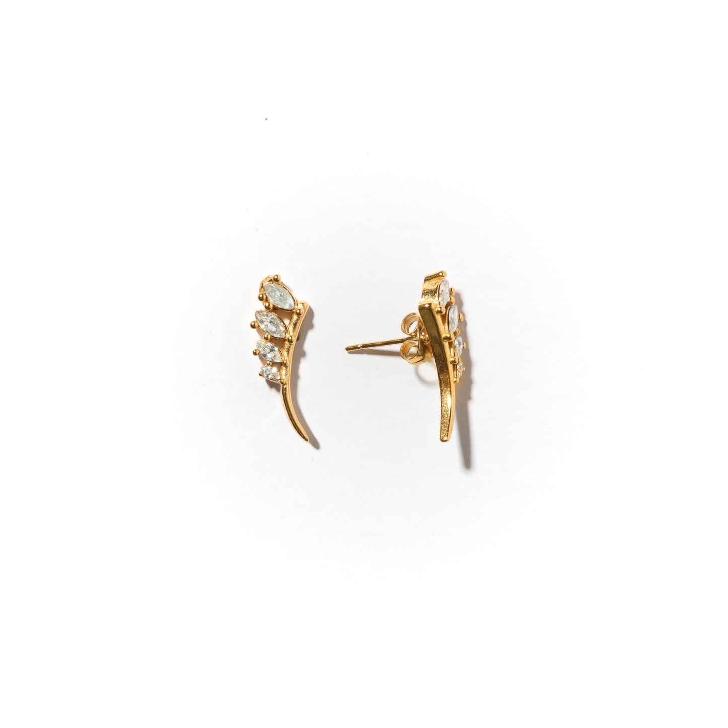 The crystal raindrop studs