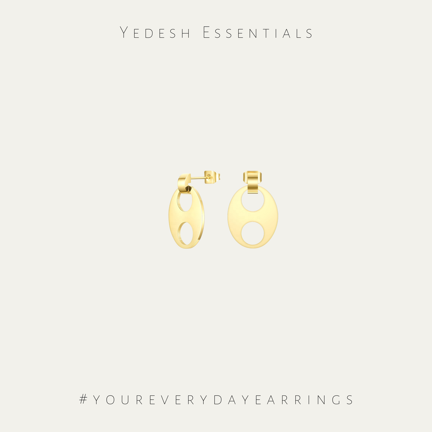 Cutout oval studs