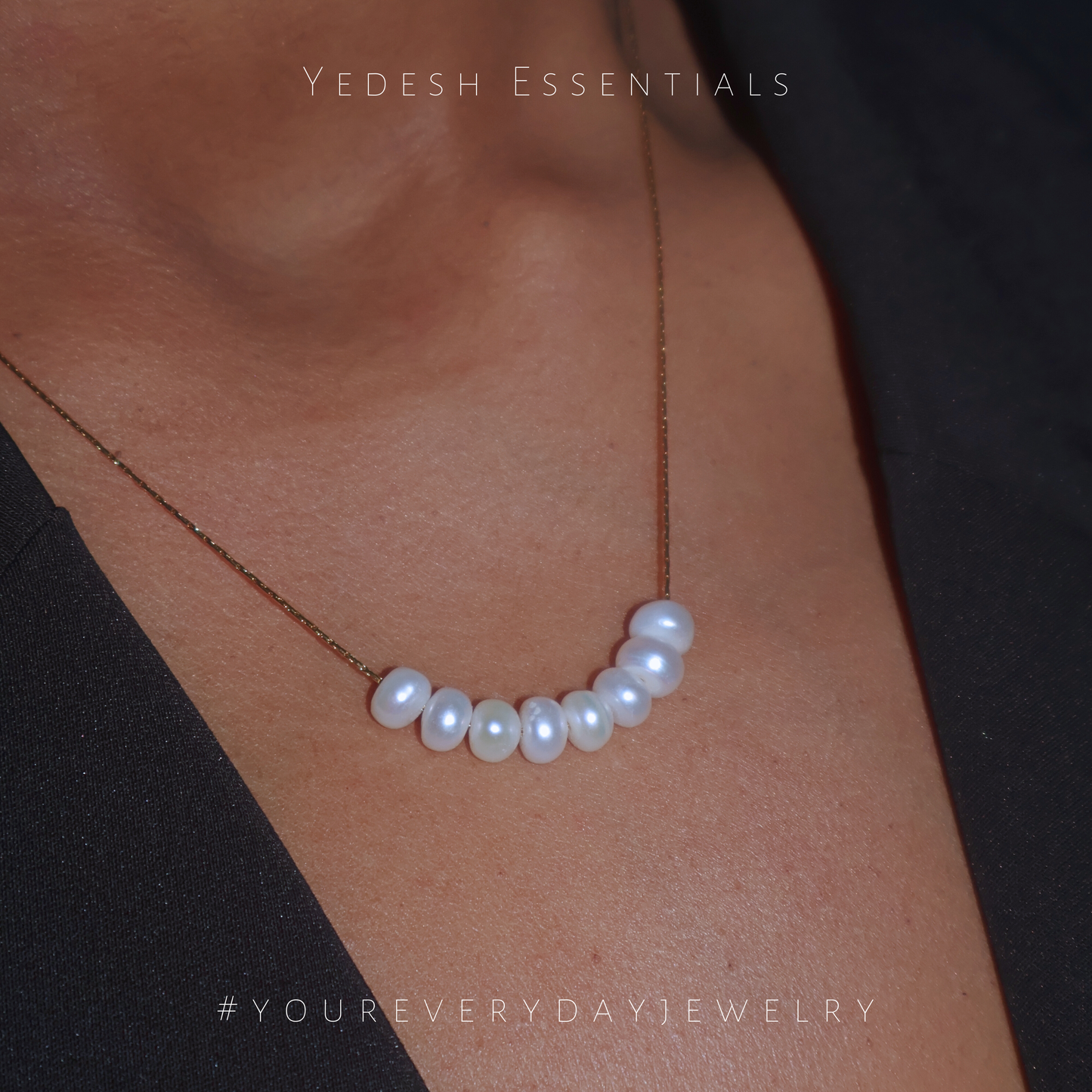 Everyday pearl necklace