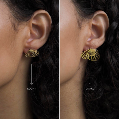 The multi-wear butterfly earrings