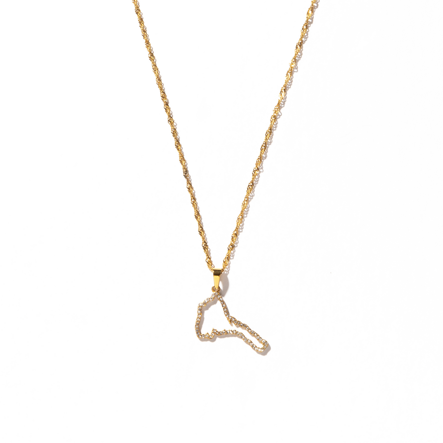The Eritrean Map Pendant