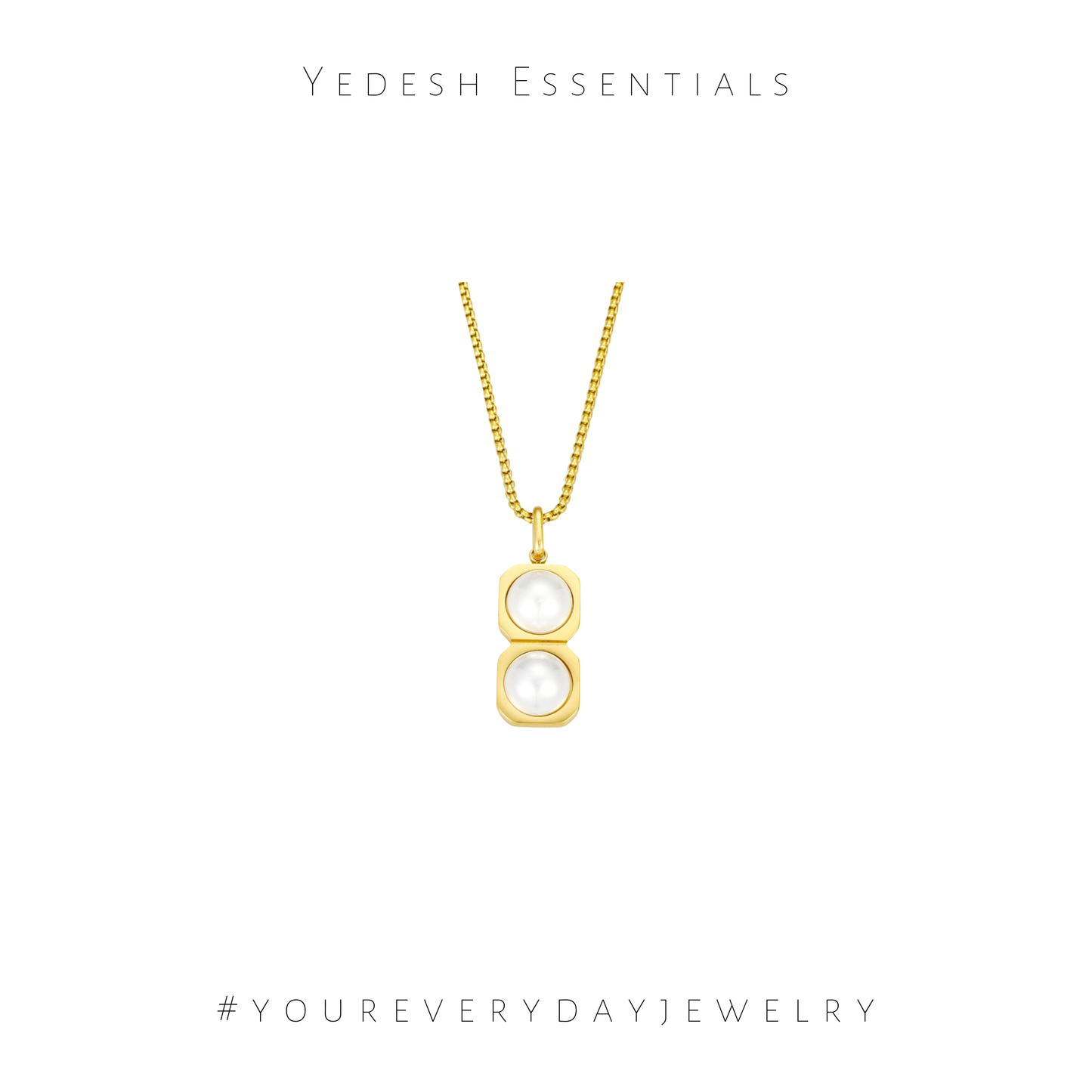 Two tier pearl necklace