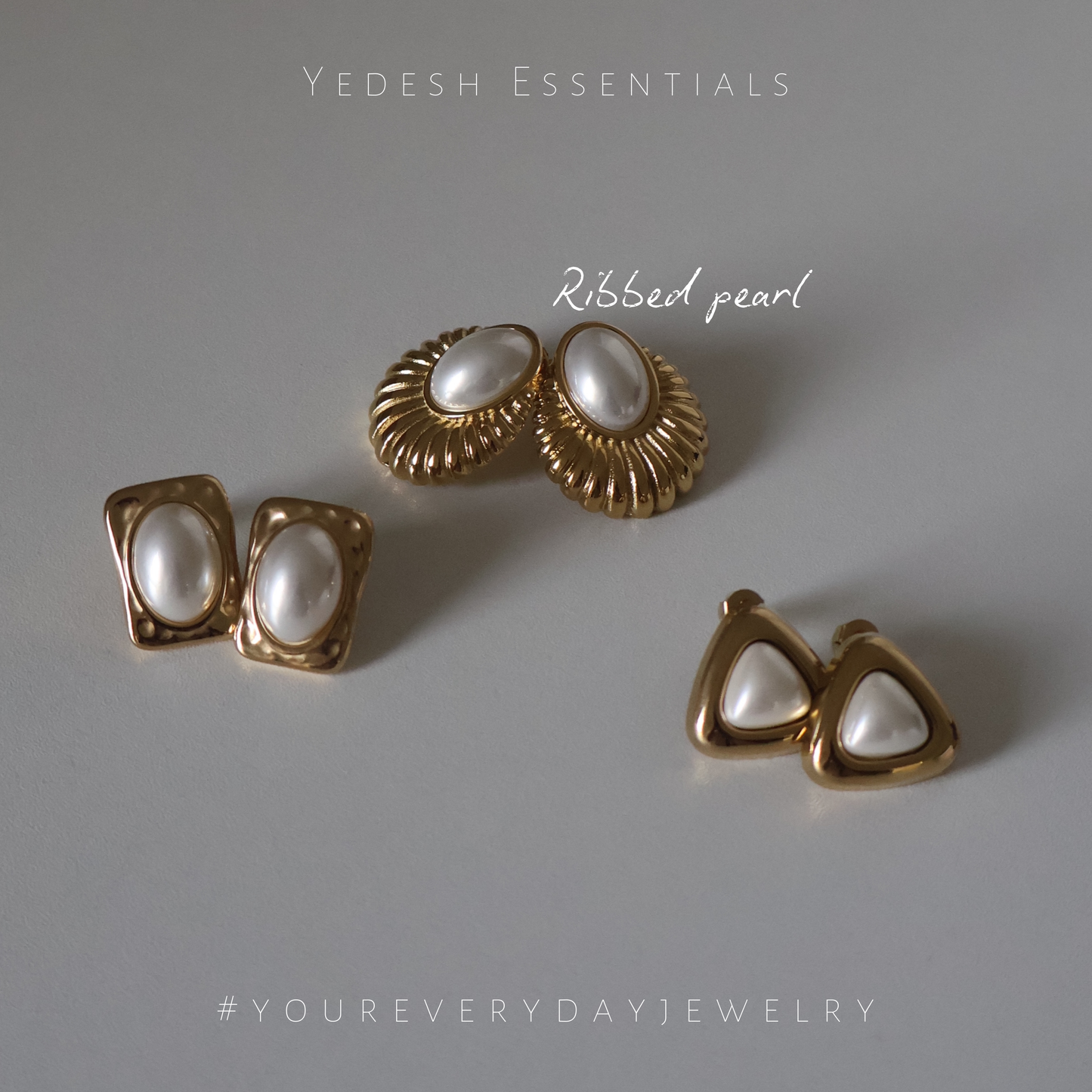 Vintage inspired pearl earrings